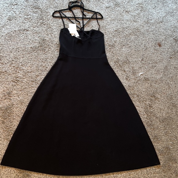 Ulla Johnson Evie knit maxi dress Black XL NWT strappy fit and flare- - Picture 4 of 10